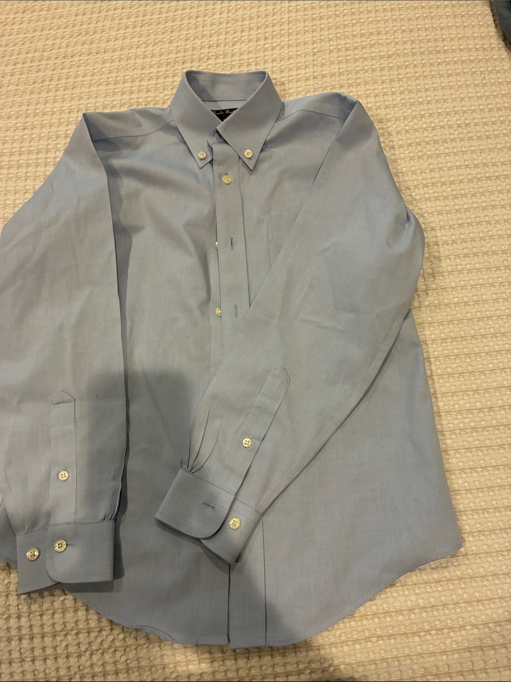 Brooks Brothers Light Blue Button-Down Dress Shirt - Boys